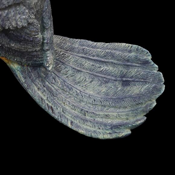 Bluebird Statue Birdfeeder Bird Seed Resin Patio Lawn Garden Home Decor NEW - Picture 6 of 9